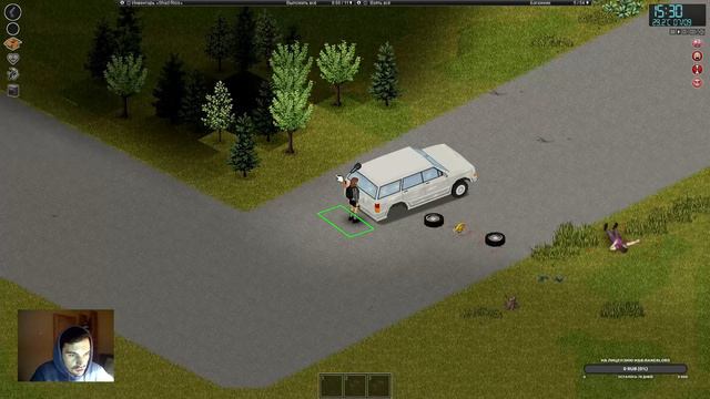 Выживаю 100 дней в Projekt Zomboid Стрим (3) смотреть онлайн