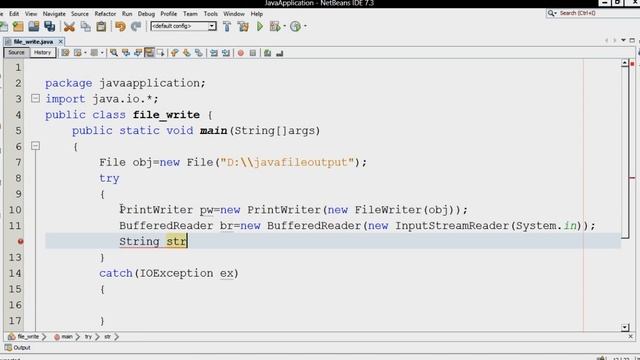 JAVA FILE WRITE смотреть онлайн
