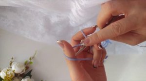 Классический способ набора петель спицами (длинный хвост)