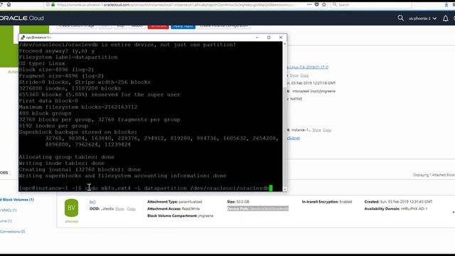 Oracle Cloud Infrastructure: restoring data between instances смотреть онлайн