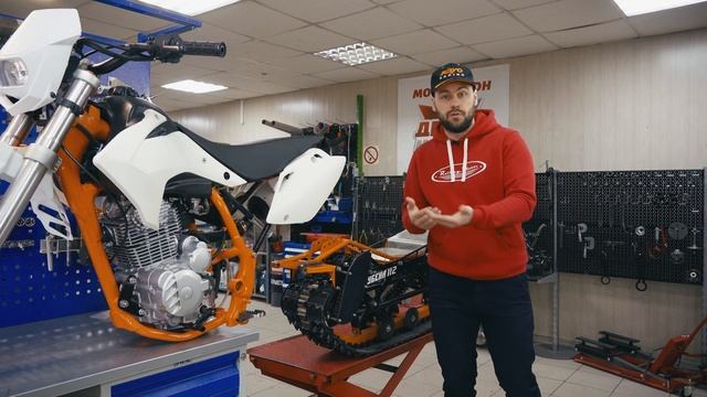 Собираем БЮДЖЕТНЫЙ Сноубайк! ПОЕДЕТ?? смотреть онлайн