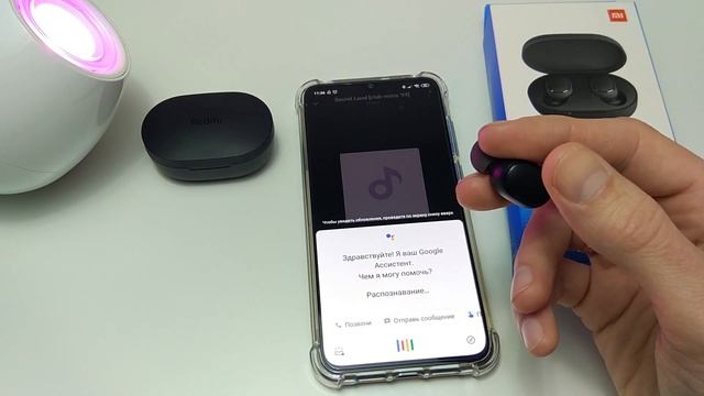 REDMI AIRDOTS громкость и переключение треков с наушников смотреть онлайн