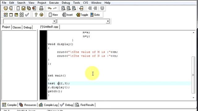 C++ Constructor with Parameters смотреть онлайн