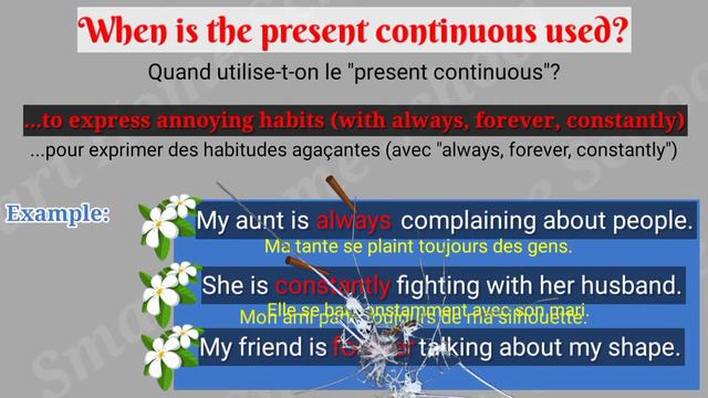 the Present Continuous (How to use the present Continuous - Comment utiliser le PRESENT CONTINUOUS) смотреть онлайн
