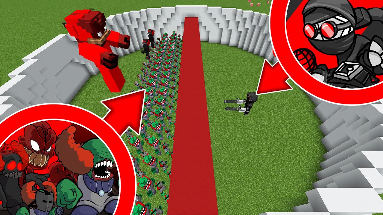 ВСЕ ФАЗЫ ТРИККИ против ХЭНКА ФНФ в майнкрафт ! Битва ALL PHASES TRICKY VS HANK FNF MINECRAFT смотреть онлайн