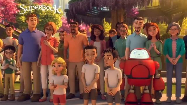 Superbook - Chris and Joy gets Baptized смотреть онлайн