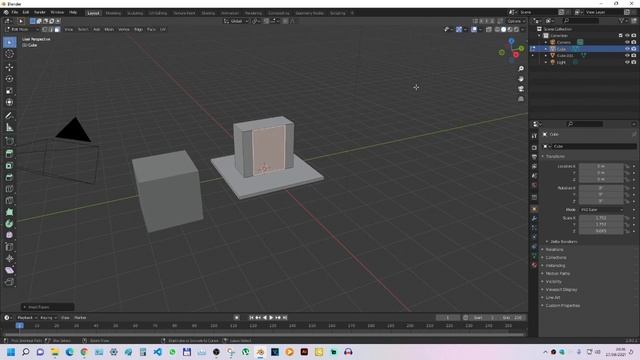 Blender Inset Problem Solved