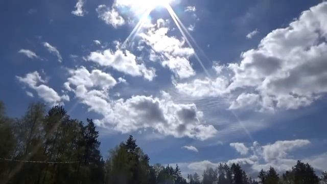 Таймлапс прекрасного майского дня на даче (25 мая 2020)