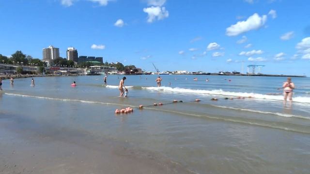 Анапа Центральный пляж 4 сентября 2021 погода в Анапе сентябре отличная добро пожаловать на отдых смотреть онлайн