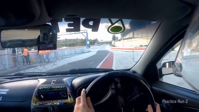 Fiat Bravo HGT Racalmuto 11032017 Practice Runs Helmet Cam  Drive by 5Cylinder Sound