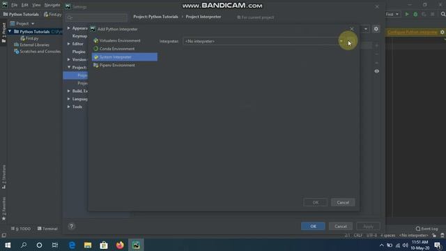 Fixing Python Interpreter Errors in PyCharm смотреть онлайн