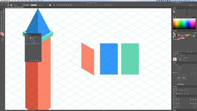 Illustrator Tutorial - The Basics of Isometric Design смотреть онлайн