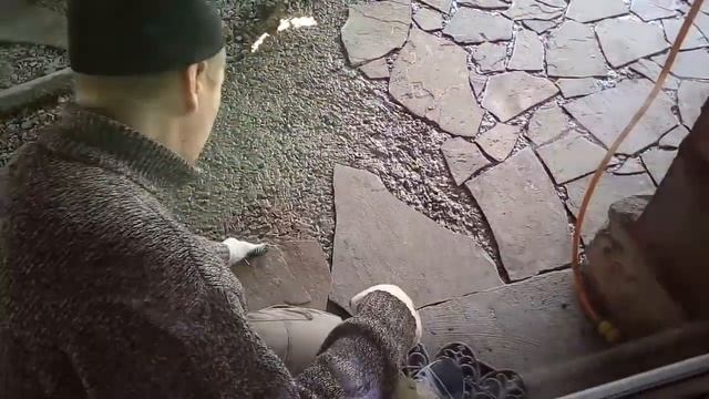 Дорожки из природного камня своими руками