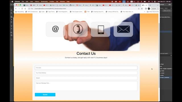 Bootstrap in Dreamweaver for beginners (Part 3). Contact Form with free source code. смотреть онлайн