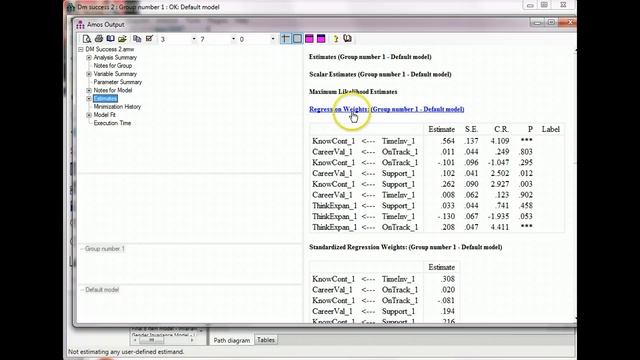 Standardized estimates and R-square in AMOS смотреть онлайн