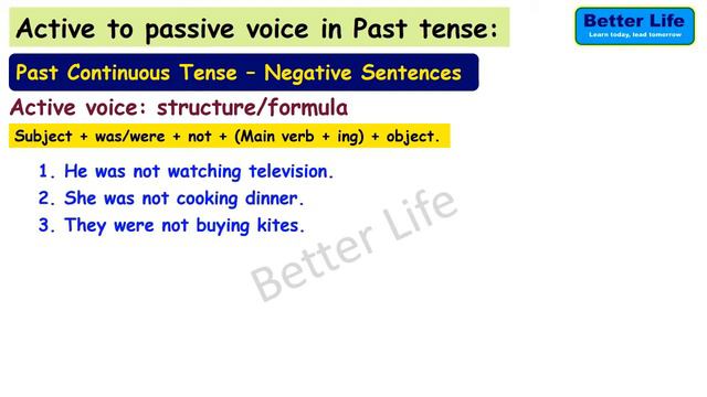 Active Voice to Passive Voice in Past Tense | Rules. Structure or Formula with Examples in Bangla смотреть онлайн