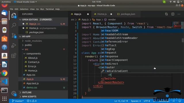 Multi Page with Routing in React Js | React Route Dom | NavLink | Router | Switch (Hindi) смотреть онлайн