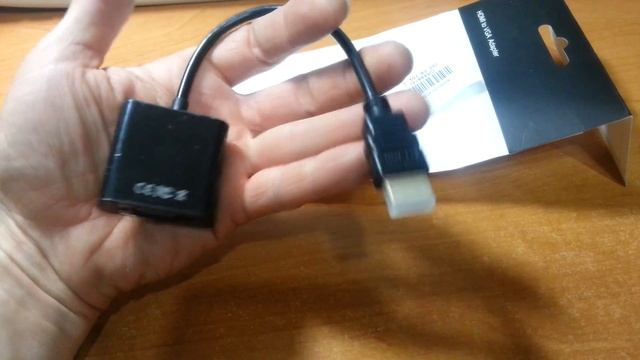 Качественный Адаптер HDMI Male to VGA Female Adapter^^ из магазина GearBest. смотреть онлайн