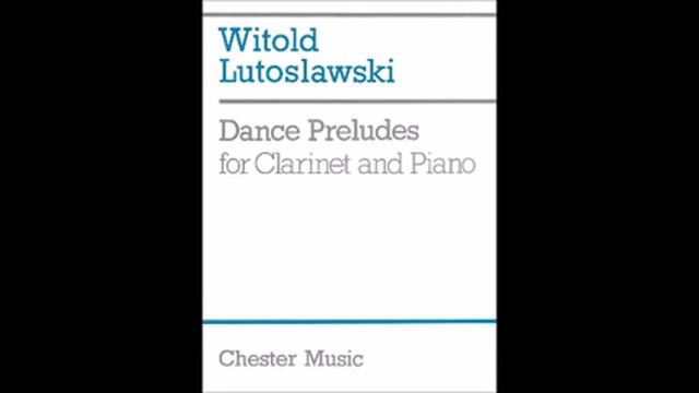Lutoslawski - Dance Preludes - Clarinet - Piano - 5 - Allegro molto смотреть онлайн