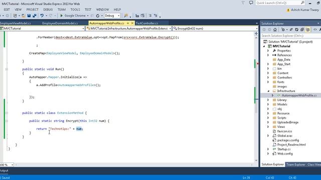 Part 53- How to use Automapper ForMember Method in ASP.NET MVC смотреть онлайн