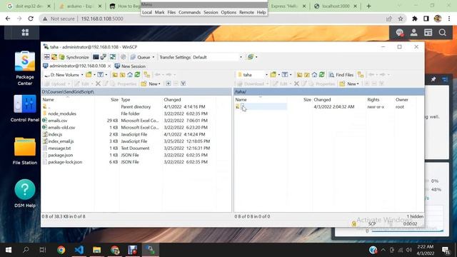 Deploy nodejs server on Synology DS118 DiskStation смотреть онлайн