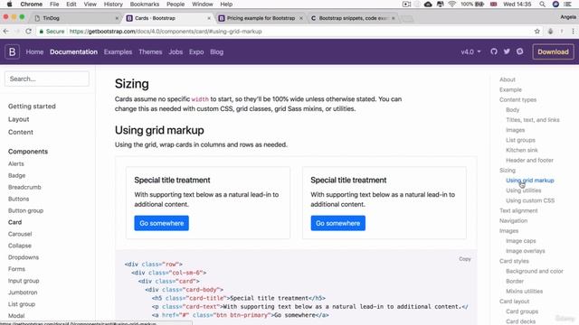 Bootstrap CSS Cards - Bootstrap Tutorial смотреть онлайн