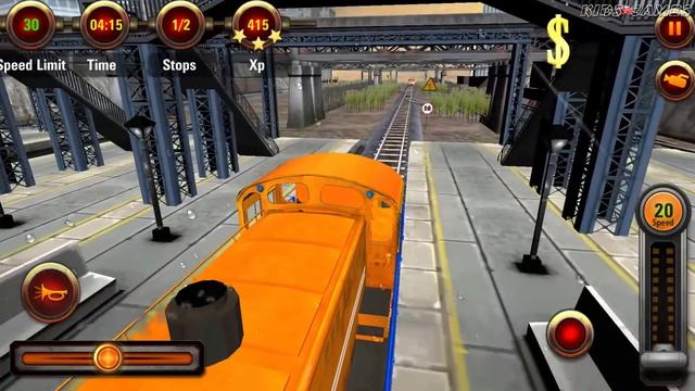 Train Racing Games 3D 2 Player - Railway Station Train Simulator - Android GamePlay смотреть онлайн