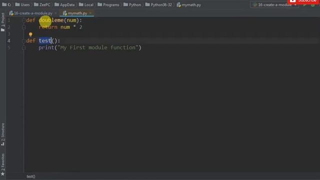 Python Tutorials - Create Your Own module смотреть онлайн