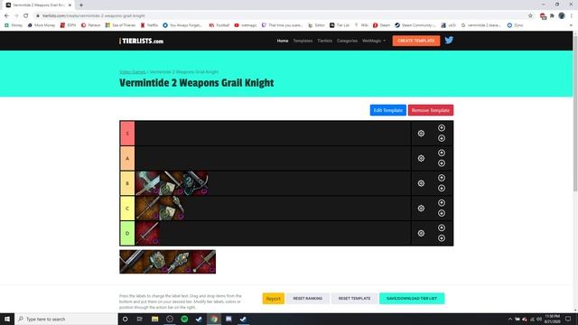 Vermintide 2 Weapons Tier List: Grail Knight смотреть онлайн