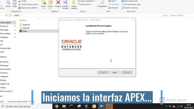 Instalación de Oracle Database 11g Express Edition смотреть онлайн