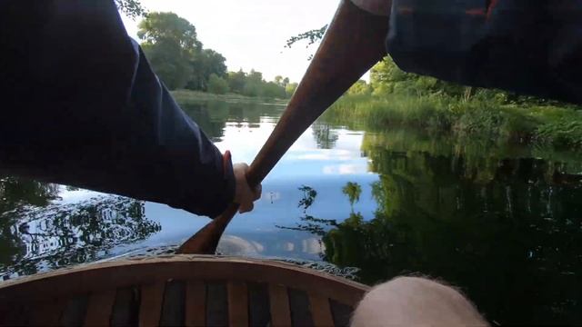 Coracle paddling on the River Meon | Basket Boats | Arthur Ransome Society | Homemade Coracle смотреть онлайн