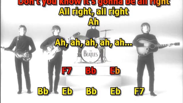 Revolution Beatles best karaoke instrumental lyrics chords cover смотреть онлайн