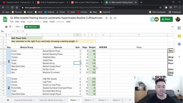 Dr. Mike Israetel Hypertrophy Program Review смотреть онлайн