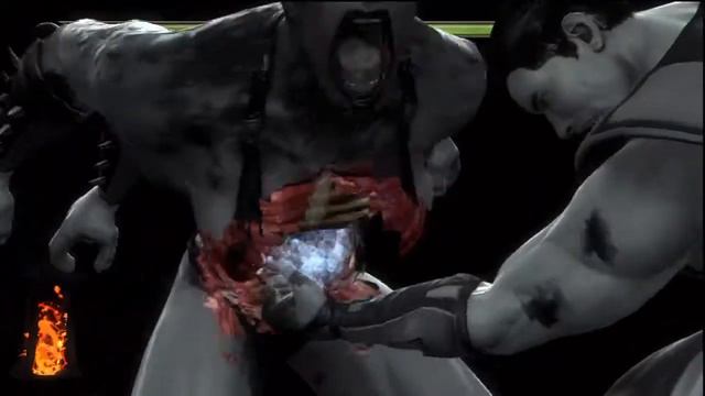 Mortal Kombat 9 - Sub-Zero 50% - X-Ray Wall Combo смотреть онлайн