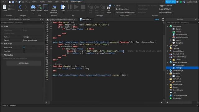 КАК СДЕЛАТЬ СИСТЕМУ ШАХТЁРА В ROBLOX STUDIO? смотреть онлайн