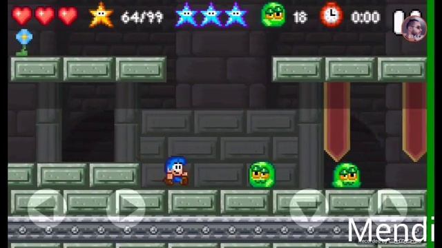 Gameplay: Bloo Kid 2 - Green Hills Castle 1 | 100% смотреть онлайн