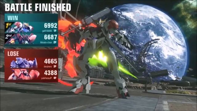 Gundam Versus Gundam Barbatos Lupus Gameplay смотреть онлайн