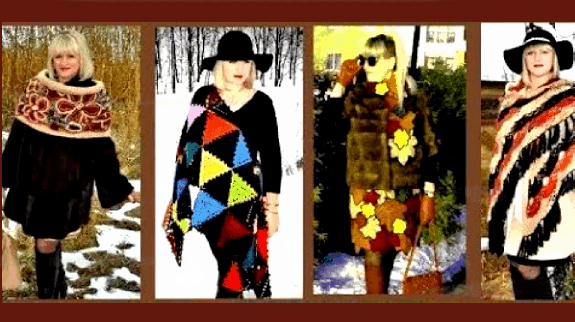 Вязанные аксессуары спицами и крючком // Бережная Наталья. смотреть онлайн