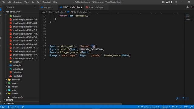 (13) Convert Images into base64 in Laravel | Generate Simple pdf file using dompdf in Laravel смотреть онлайн