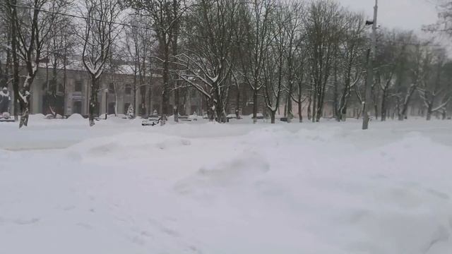 Вот и к нам пришла настоящая ЗИМА! г.Полоцк 16.01.2016 смотреть онлайн