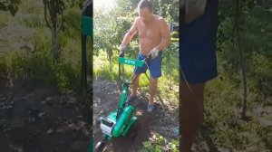 Электрокультиватор RZTK 2500 пробная работа.