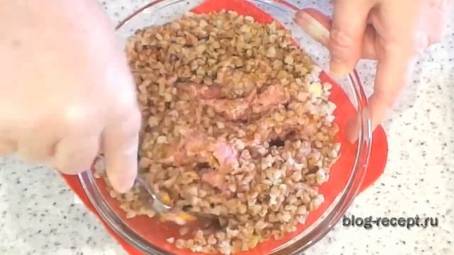 Мягкие и пышные котлеты из гречки с фаршем