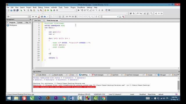 How To Print Array In C++ смотреть онлайн