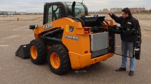Обзор мини погрузчиков CASE SR175 и CASE SV185