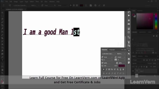 How to Use Type Tools in Photoshop? Video Tutorials in Hindi | LearnVern смотреть онлайн