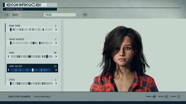 Starfield character creation extremely cute girl Ana de Armas inspired смотреть онлайн