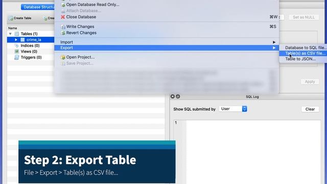 Export Sqlite Table to CSV смотреть онлайн
