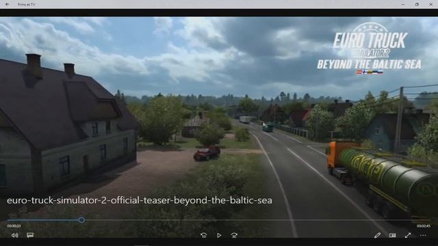 Euro Truck Simulator 2 - Beyond the Baltic Sea DLC [FR] смотреть онлайн
