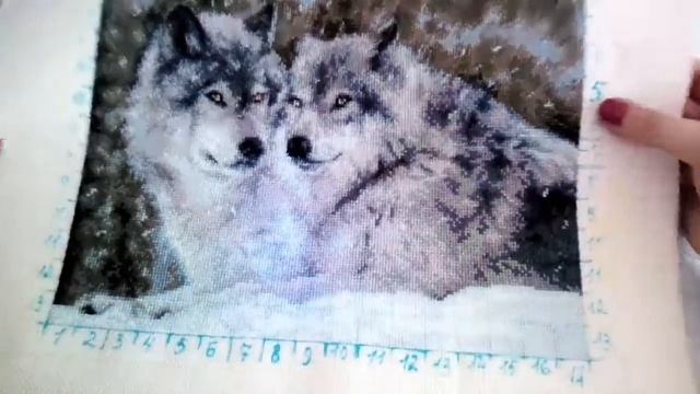 "Два волка "от Luca - S . Готовая работа. смотреть онлайн