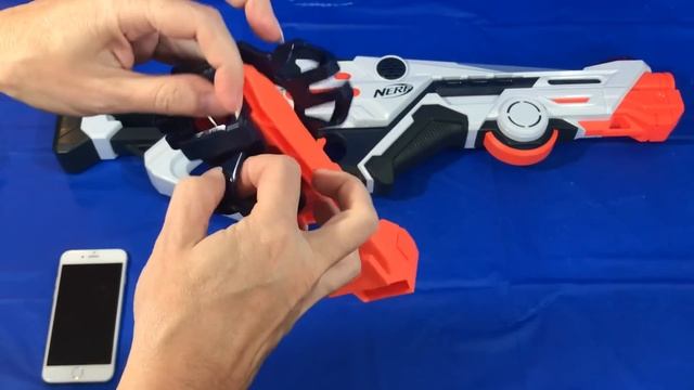 NEW Nerf Laser Ops Pro Deltaburst Laser Tag Toy Blaster Unboxing смотреть онлайн
